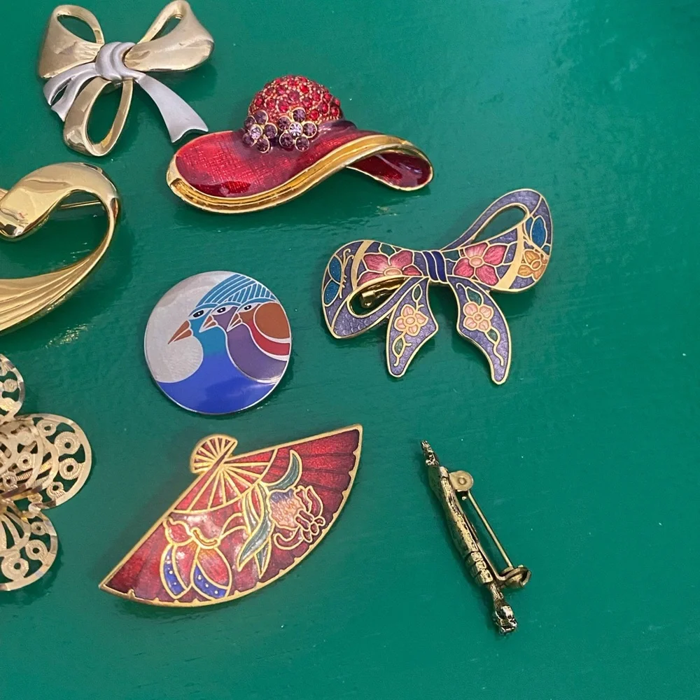 Brooch/pin lot. - Picture 4 of 5